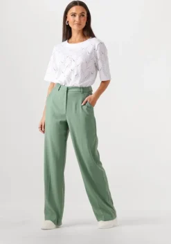 groene minus pantalon livina straight leg pant