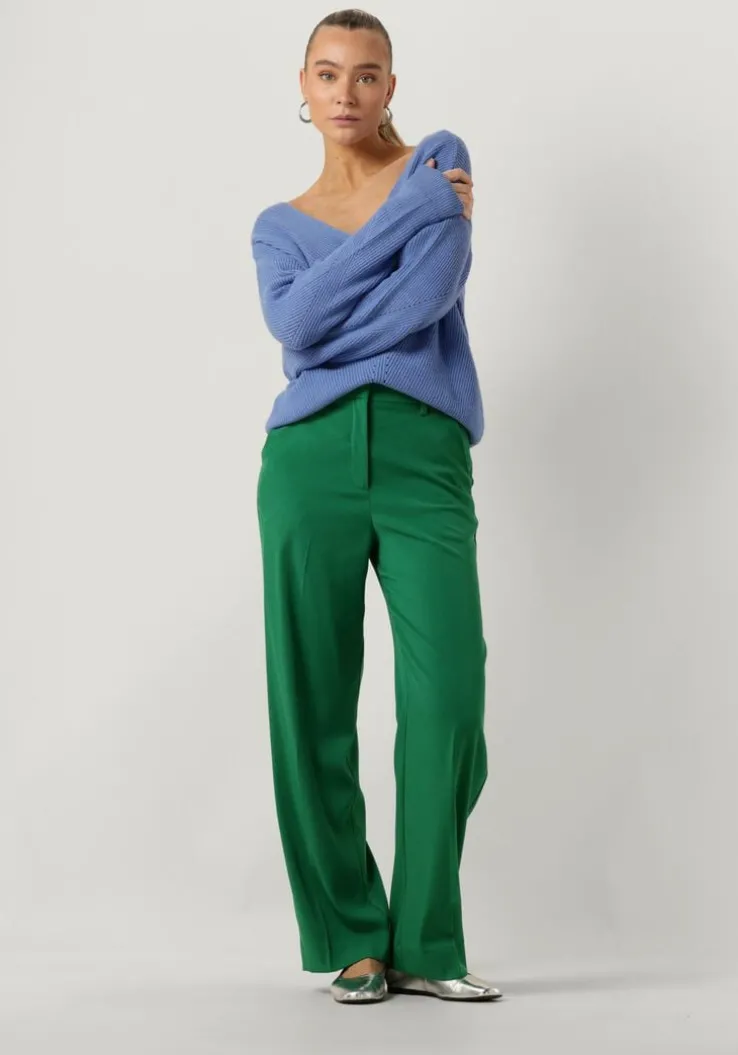 groene minus pantalon livina straight leg pant