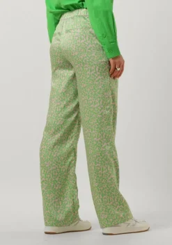 groene modström pantalon clarke print pants