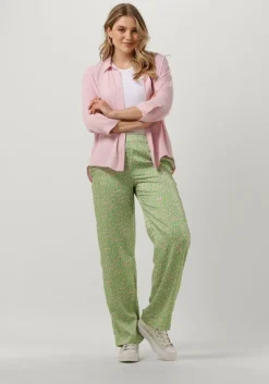 groene modström pantalon clarke print pants