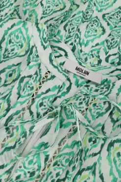 groene moliin mini jurk lillian