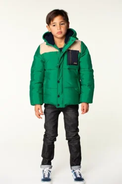 groene moodstreet gewatteerde jas winterjacket puffer joey