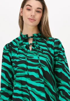 groene moves mini jurk lusi 2506