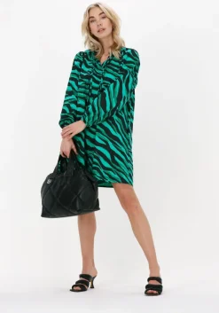 groene moves mini jurk lusi 2506