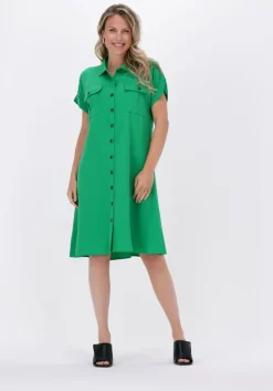 groene my essential wardrobe mini jurk kamma ss dress
