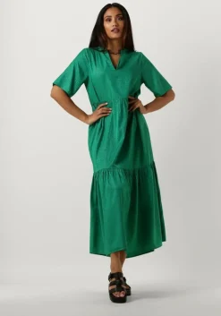 groene my essential wardrobe midi jurk linemw long dress