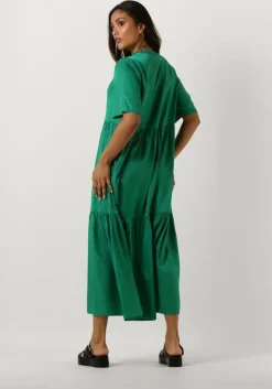 groene my essential wardrobe midi jurk linemw long dress