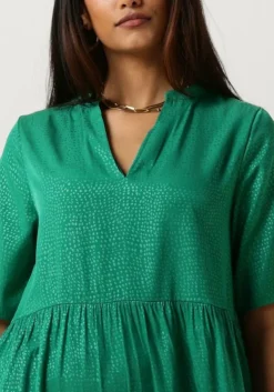 groene my essential wardrobe midi jurk linemw long dress