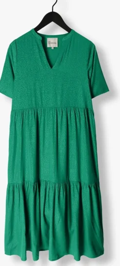 groene my essential wardrobe midi jurk linemw long dress