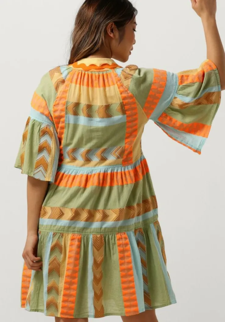 groene nema mini jurk bella