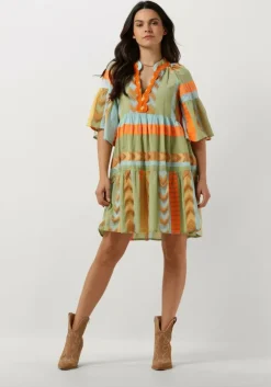 groene nema mini jurk bella