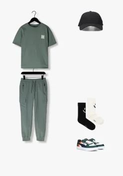 groene nik & nik cargobroeken kenneth cargo pants