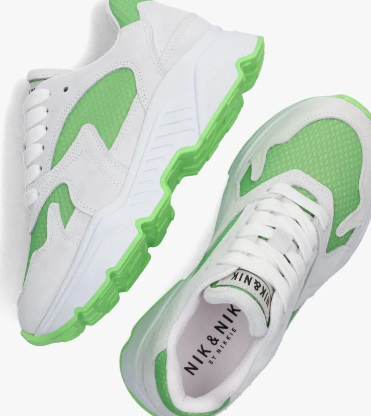 groene nik & nik lage sneakers dessie sneakers