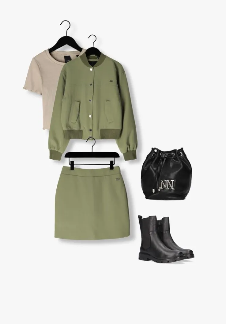 groene nik & nik minirok layla skirt