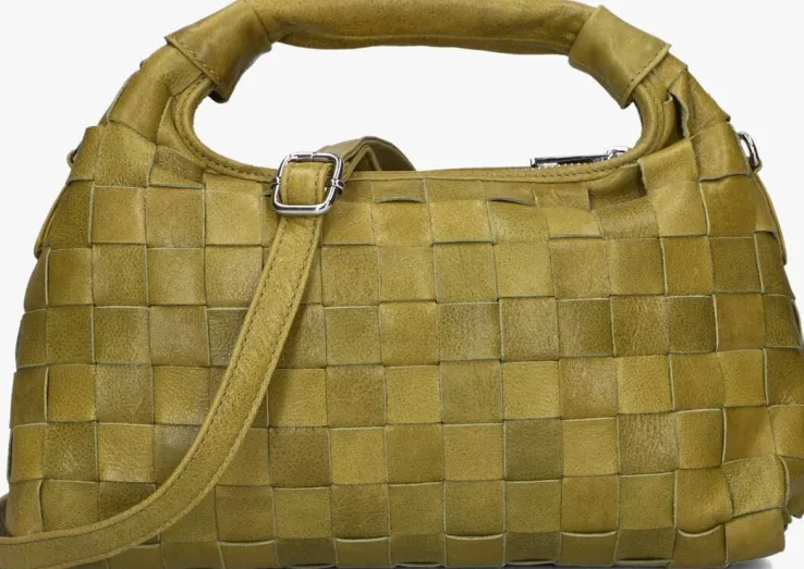 groene núnoo schoudertas dandy braided village