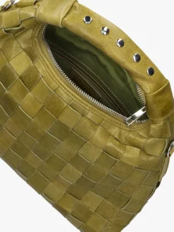 groene núnoo schoudertas dandy braided village