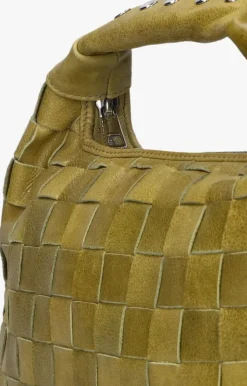 groene núnoo schoudertas dandy braided village