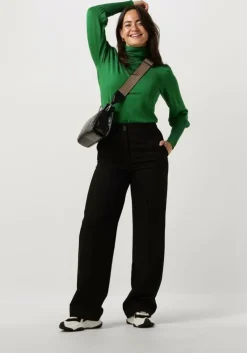 groene notre-v coltrui basic knit blouse
