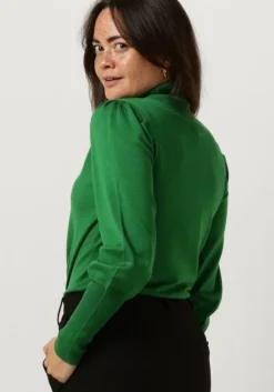 groene notre-v coltrui basic knit blouse