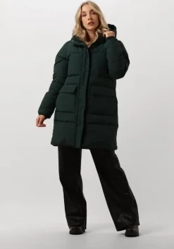 groene notre-v gewatteerde jas nv-edsilia