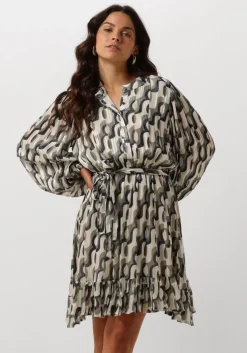 groene notre-v mini jurk nv-elara