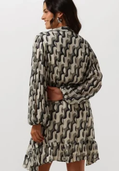 groene notre-v mini jurk nv-elara