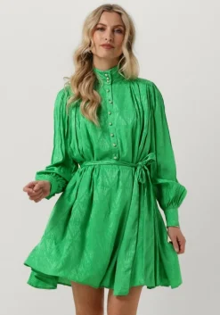 groene notre-v mini jurk nv-danton pearl dress