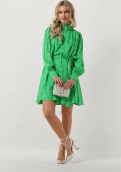 groene notre-v mini jurk nv-danton pearl dress