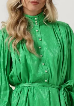 groene notre-v mini jurk nv-danton pearl dress