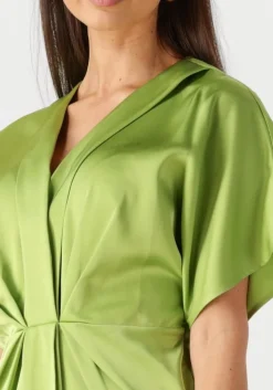 groene notre-v mini jurk nv-fonda