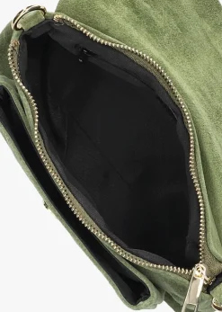 groene notre-v schoudertas jade