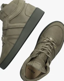 groene nubikk hoge sneakers jiro dunk