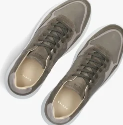 groene nubikk lage sneakers rock road wave