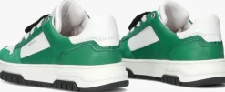 groene nubikk lage sneakers basket court jr