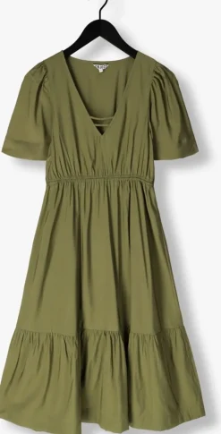 groene object midi jurk objceline 2/4 lo dress 138