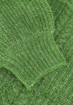 groene object trui objruna knit l/s re pullover