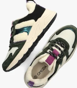 groene omoda lage sneakers zoë