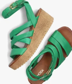 groene omoda sandalen 722029