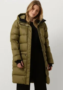 groene peak performance gewatteerde jas w frost down coat
