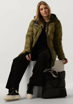 groene peak performance gewatteerde jas w frost down coat