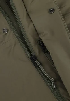 groene peak performance parka's m treeline insulated parka