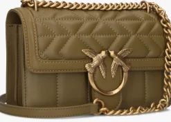 groene pinko schoudertas love one mini dc