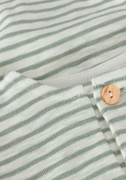 groene play up rompers striped rib flame body