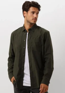 groene pme legend overhemden long sleeve shirt oxford