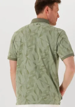 groene pme legend polo two tone pique printed