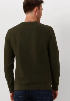groene pme legend trui crewneck waffle jersey
