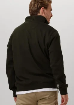 groene pme legend trui half zip collar interlock jersey