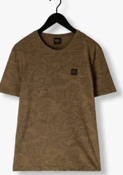 groene pme legend t-shirt short sleeve r-neck slub jersey aop