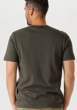 groene pme legend t-shirt short sleeve r-neck jacquard stripes