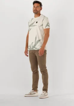 groene pme legend t-shirt single jersey panel print